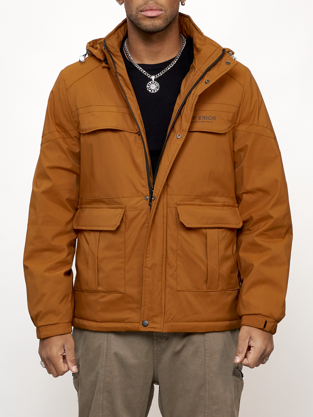 Куртка мужская MG AD88031 желтая 3XL - купить в Москве, цены на Мегамаркет | 600016032750