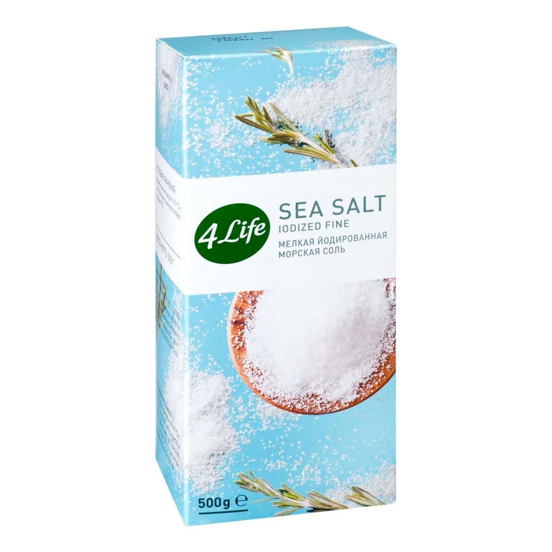Купить соль 4Life Атлантическая морская мелкая йодированная 500 г, цены на Мегамаркет | Артикул: 100043883944