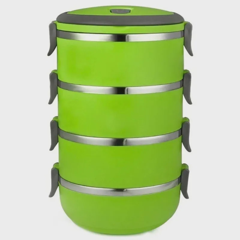 Многоярусный контейнер Зеленый Lunch Box 3.0L