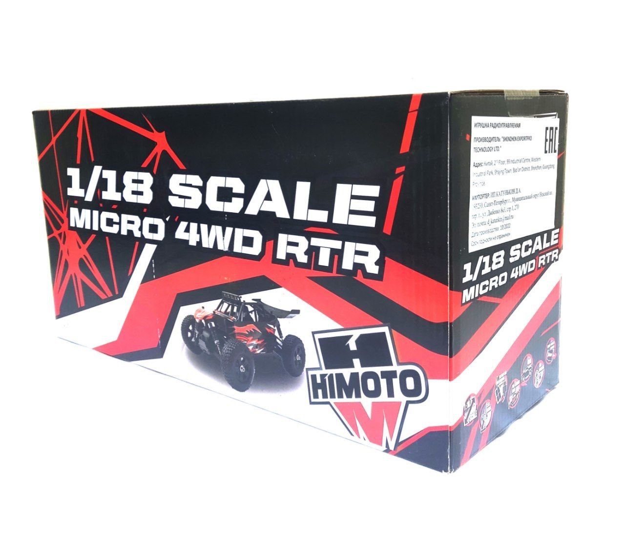 Радиоуправляемый монстр Himoto Mastadon 4WD RTR масштаб 1:18 2 4Ghz -  E18MT/28751 - купить в Rc-today.ru, цена на Мегамаркет