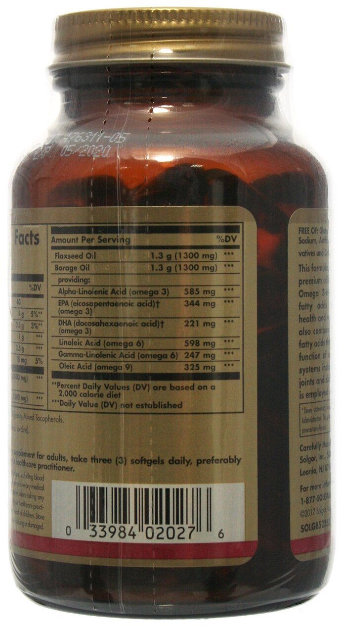 Solgar Omega 3 6 9 Купить