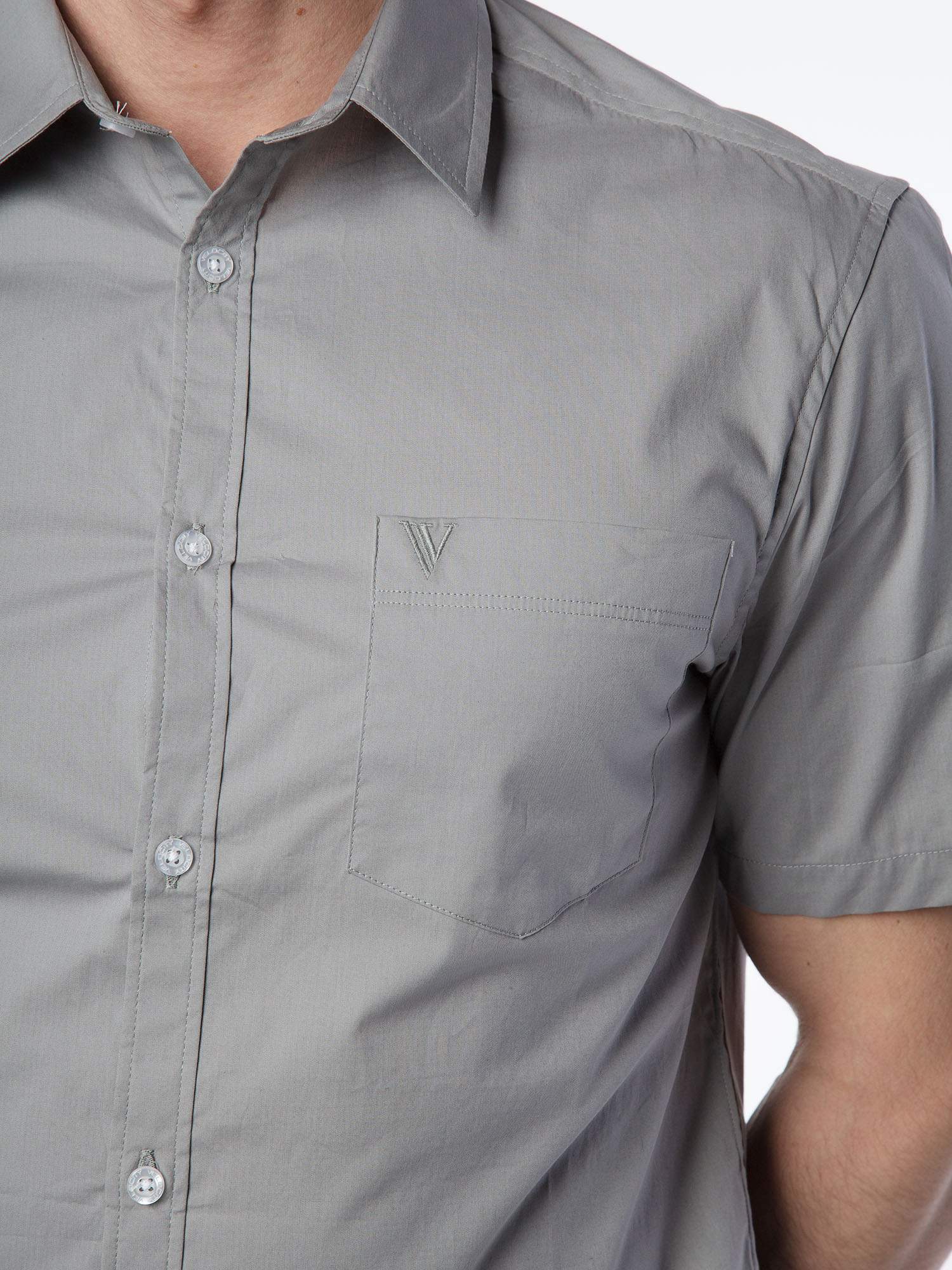 Рубашка мужская Velocity V258-62MS-06 серая S
