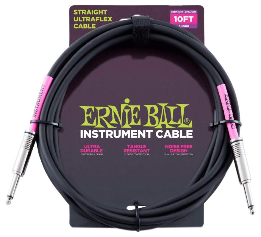 Купить кабель инструментальный Ernie Ball 6048 3м черный, цены на Мегамаркет | Артикул: 100028121301