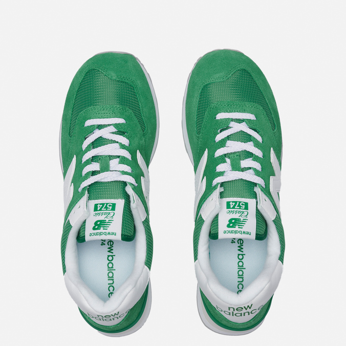 New balance 574 classic verde hot sale