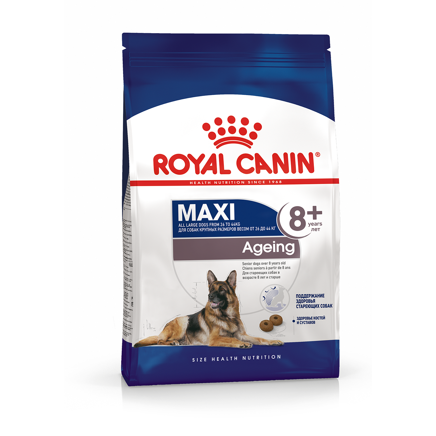 Сухой корм для собак Royal Canin Maxi Ageing 8+, для пожилых, крупных пород 15 кг - купить в ЗооОптТорг.РФ, цена на Мегамаркет
