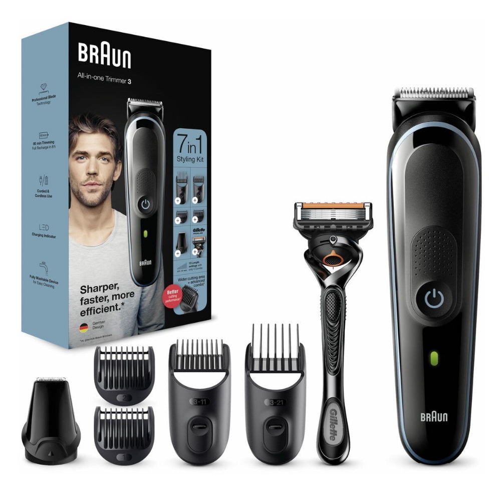 Триммер Braun MGK3345 черный, купить в Москве, цены в интернет-магазинах наМегамаркет