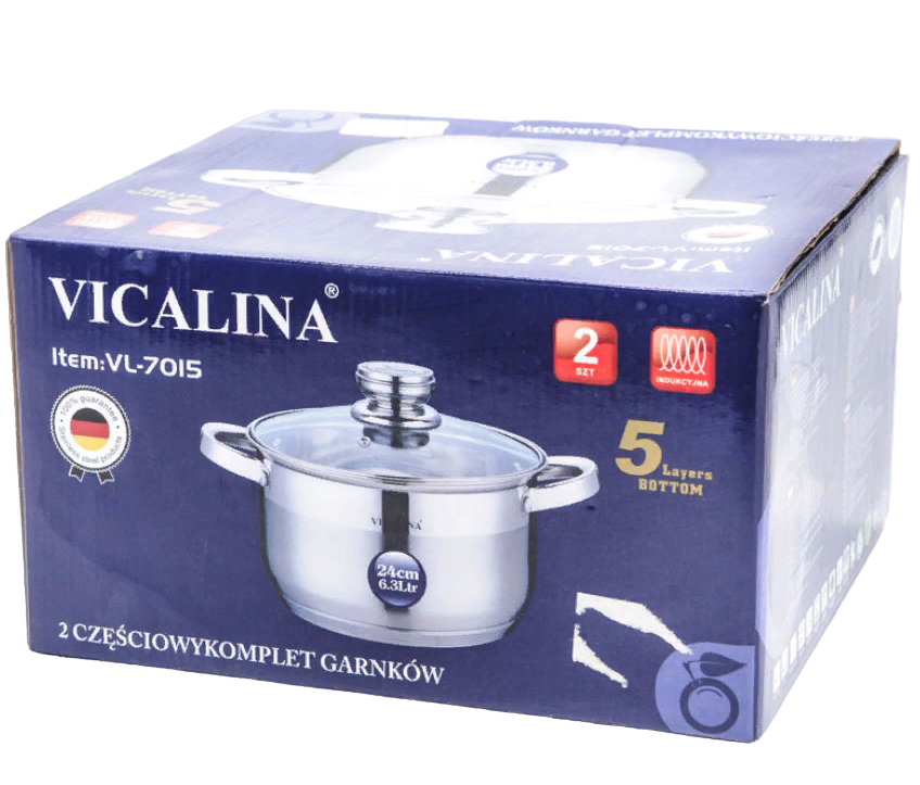 Кастрюли викалина. Vicalina VL-7015. Кастрюля Vicalina. Кастрюля Vicalina vl7015. Кастрюли Vicalina из нержавеющей стали.