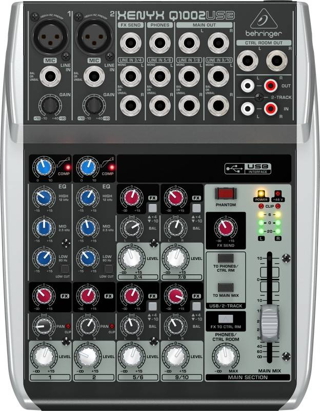 Микшер Behringer Xenyx Q1002USB