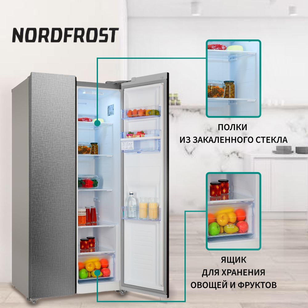 Nordfrost rfs 484d. Nordfrost rfs 484d