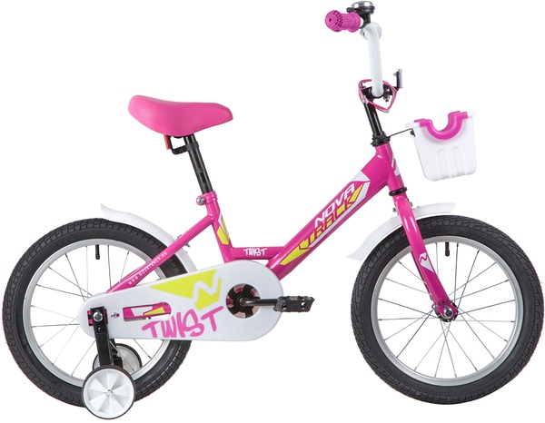 Велосипед Novatrack TWIST розовый 16"