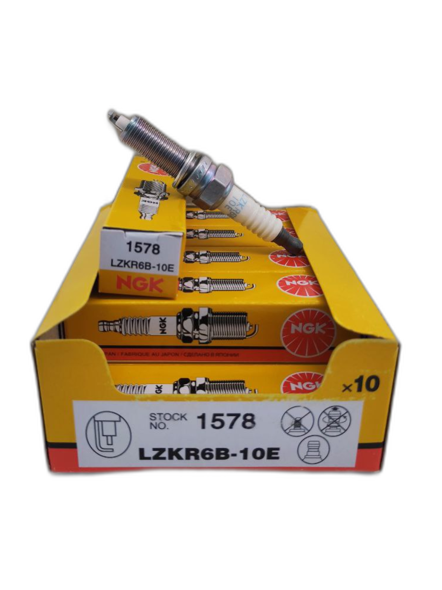 Купить комплект свечей зажигания NGK 1578 LZKR6B-10E (4 шт.) Япония, цены на Мегамаркет | Артикул: 600010891872