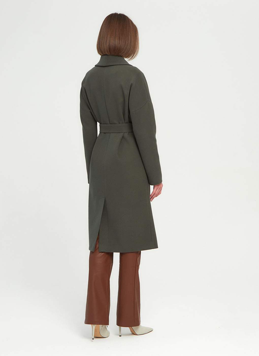 Пальто женское Giulia Rosetti 56204 зеленое 40 RU