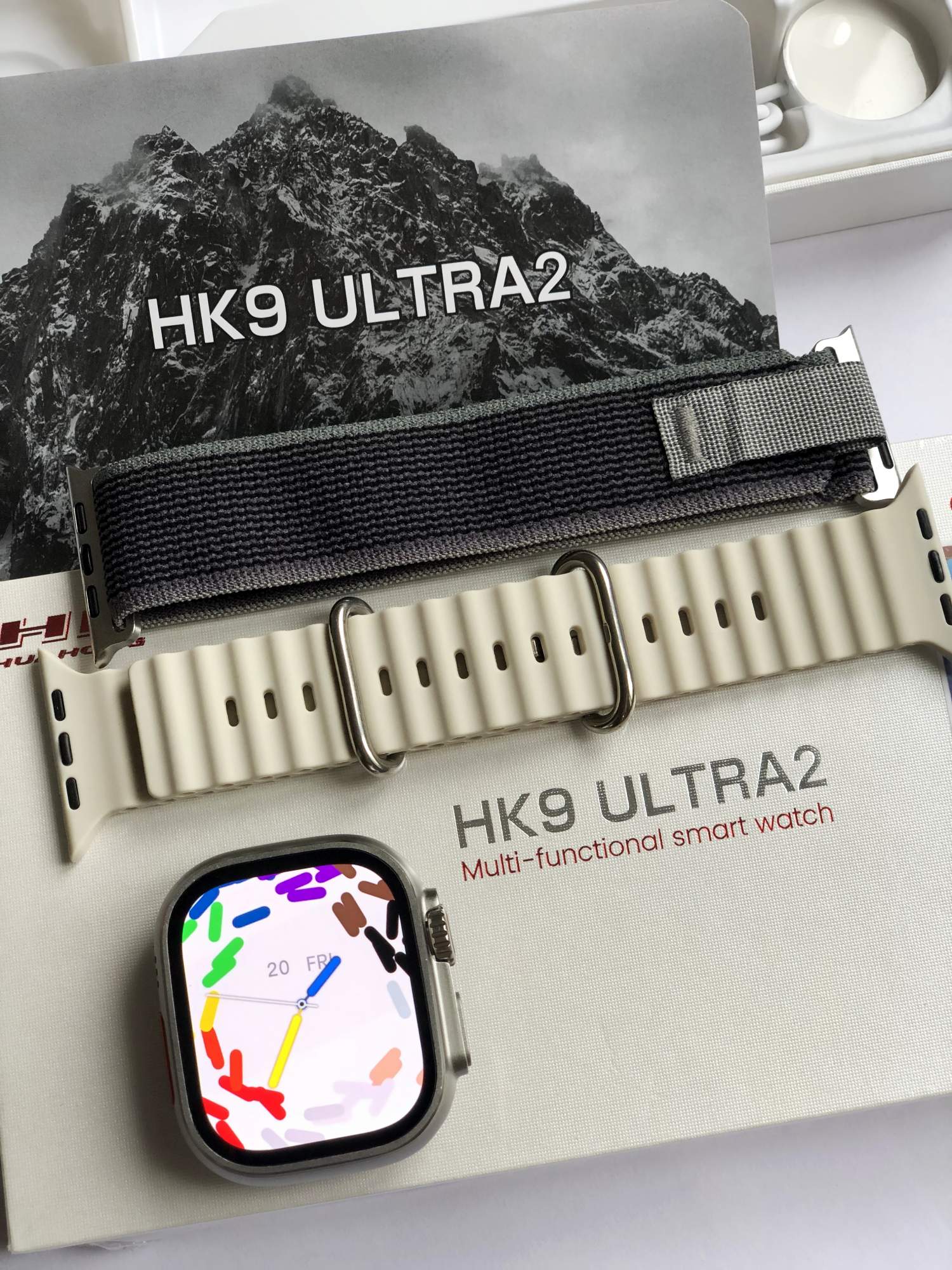 Смарт-часы HK9 Ultra2 AMOLED 49 мм 2Гб два ремешка - купить в Market Tovarov, цена на Мегамаркет