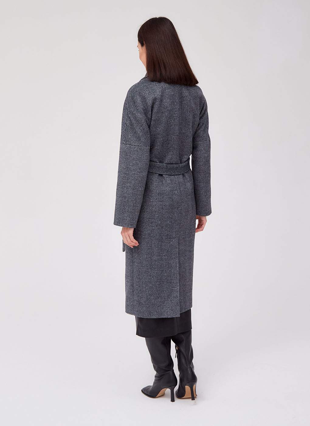 Пальто женское Giulia Rosetti 59789 черное 46 RU