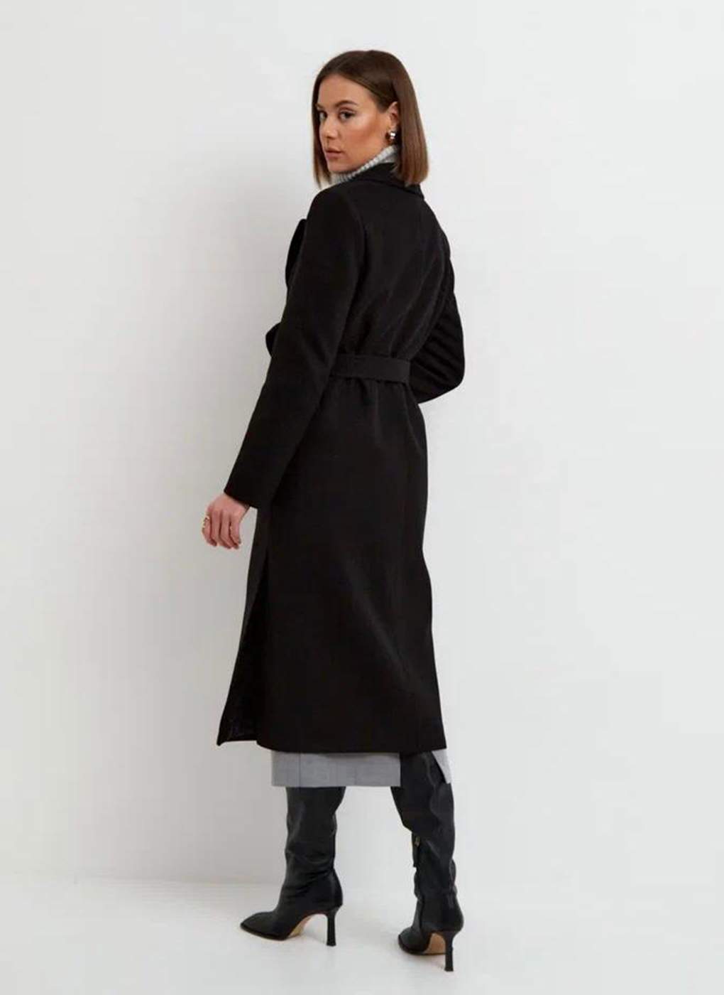 Пальто женское Giulia Rosetti 60198 черное 50 RU