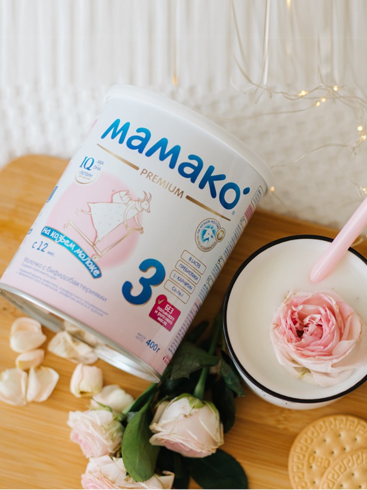 Напиток молочный Мамако на основе козьего молока Премиум 3  12+ месяцев 400г 1 шт. 011