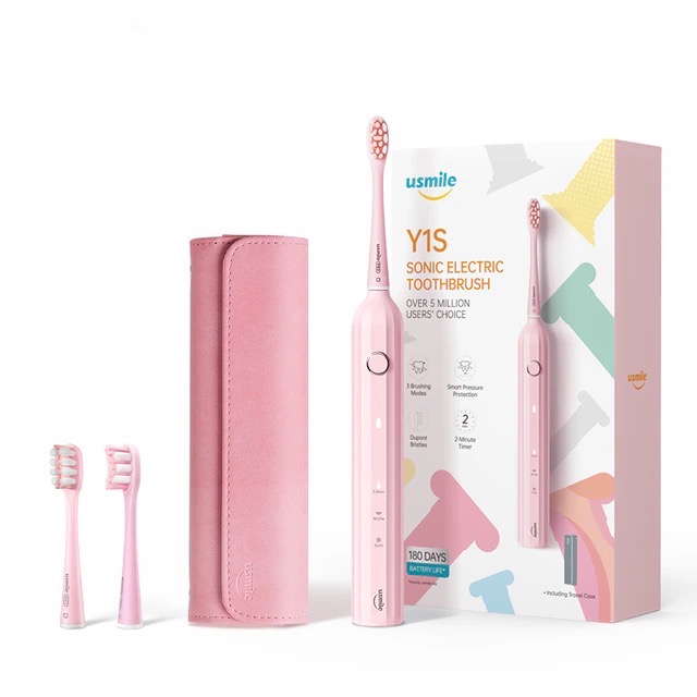 Электрическая зубная щетка Usmile Y1S-PINK розовый, купить в Москве, цены в интернет-магазинах на Мегамаркет