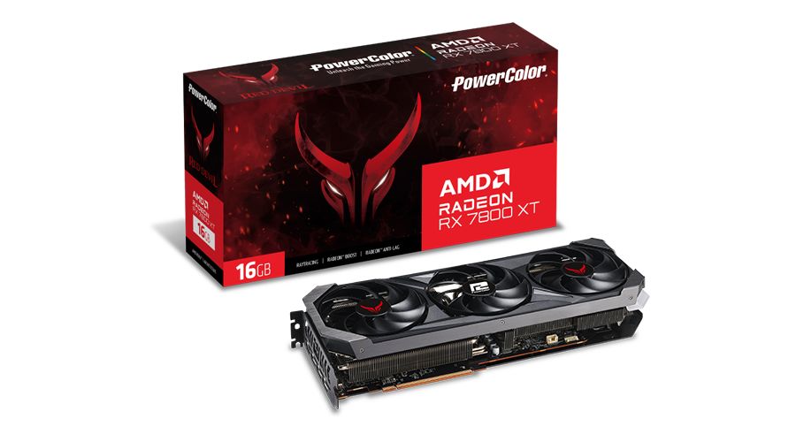 Видеокарта PowerColor AMD Radeon RX 7800XT Red Devil 16GB - купить в X-PC, цена на Мегамаркет