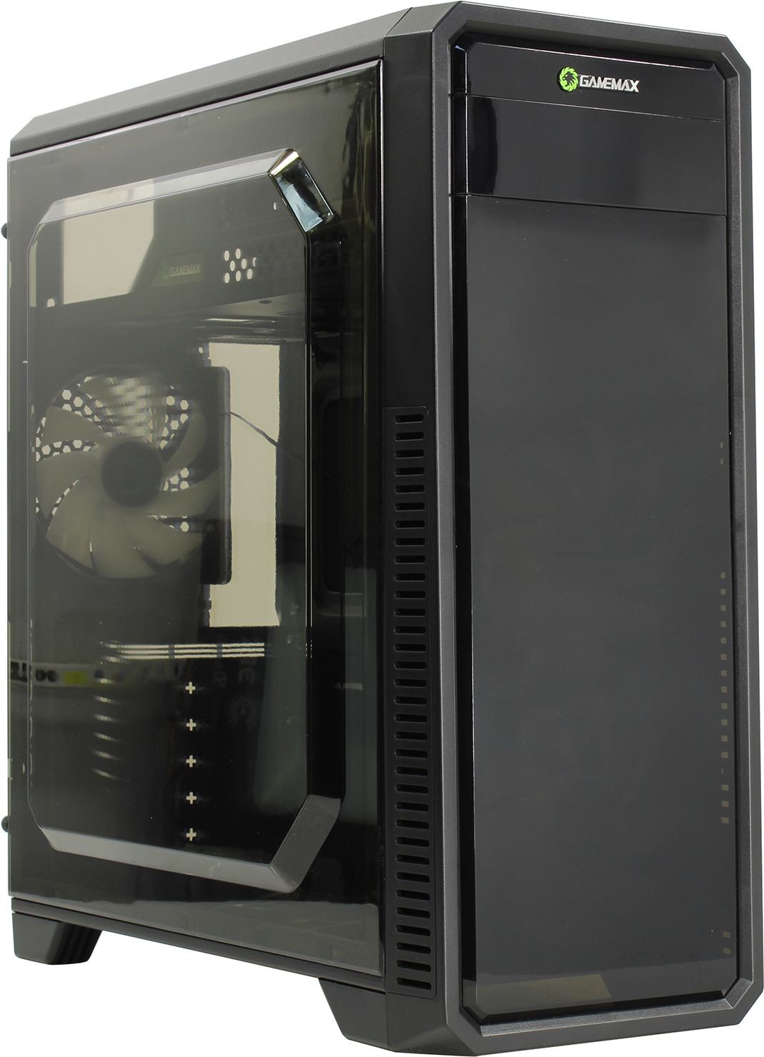 Корпус компьютерный GAMEMAX G561-F RGB Black - купить в YG, цена на Мегамаркет