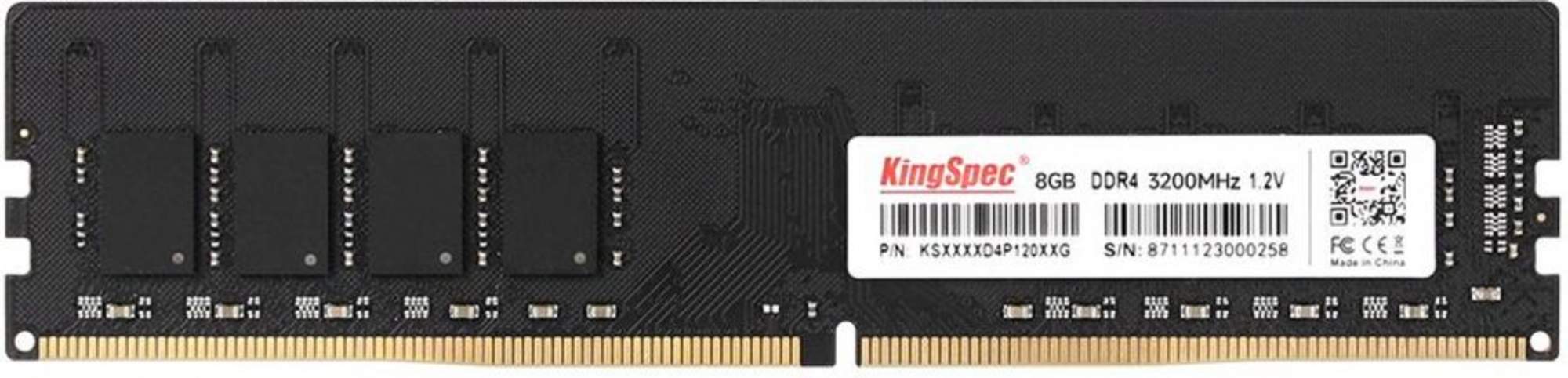 Оперативная память KingSpec 8Gb DDR4 3200MHz (KS3200D4P12008G) - отзывы покупателей на маркетплейсе Мегамаркет | Артикул: 100034565185