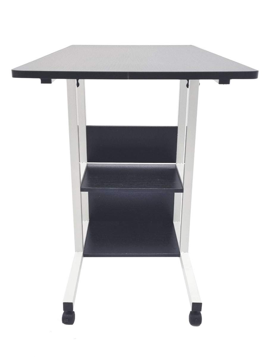 Прикроватный столик для ноутбука с регулировкой высоты, черный