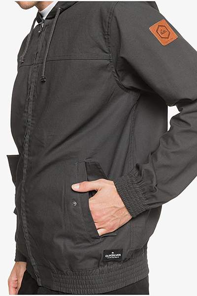 Куртка мужская Quicksilver Brooks Unlined EQYJK03559 EQYJK03559 черная S INT