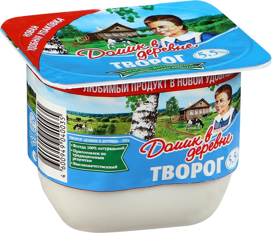 Творог домик в деревне фото Творог мягкий Домик в Деревне 5,5% БЗМЖ 250 г - характеристики на Мегамаркет