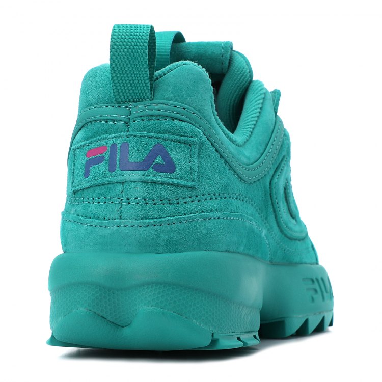 Fila disruptor green store suede