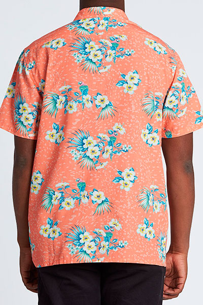 Рубашка Sundays Floral Ss Coral, розовый, M