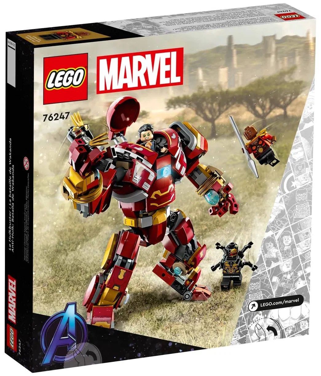 Купить конструктор LEGO Marvel Халкбастер: битва за Ваканду, 385 деталей,  76247, цены на Мегамаркет | Артикул: 600010928701