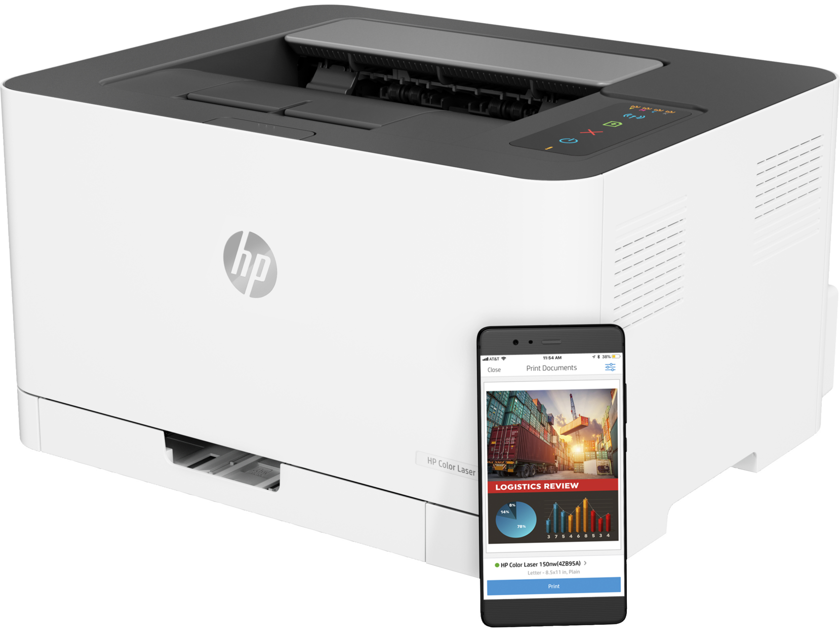 Лазерный Принтер HP Color Laser 150nw (4ZB95A) - купить в Мегамаркет Москва, цена на Мегамаркет