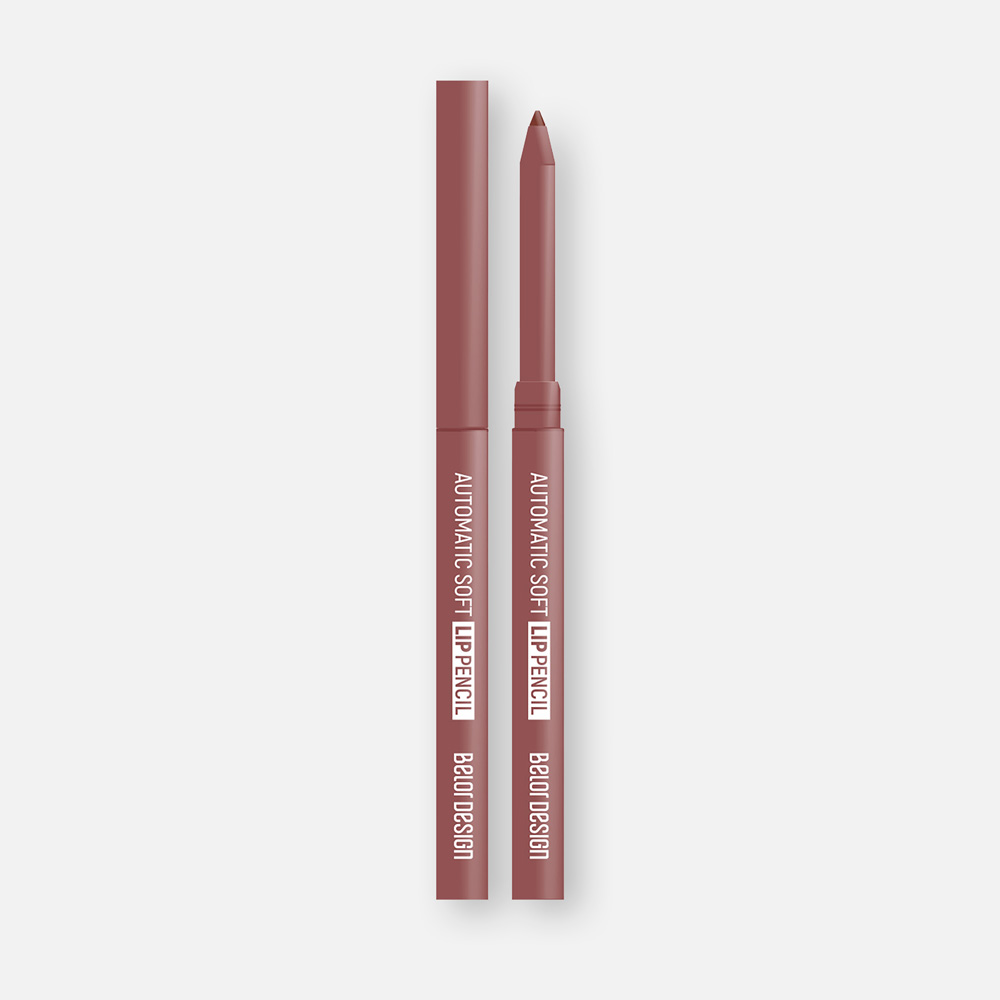 Купить карандаш для губ Belor Design Automatic Soft механический, тон 202 латте, 0,28 г, цены на Мегамаркет | Артикул: 100033175445