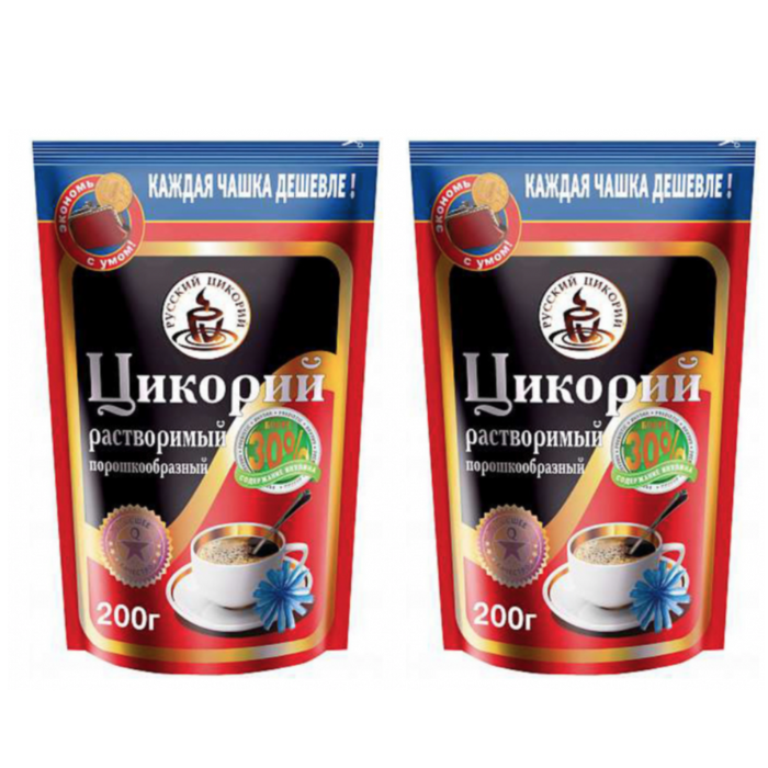 Цикорий Русский, 200 г х 2 шт - купить в tea2day, цена на Мегамаркет