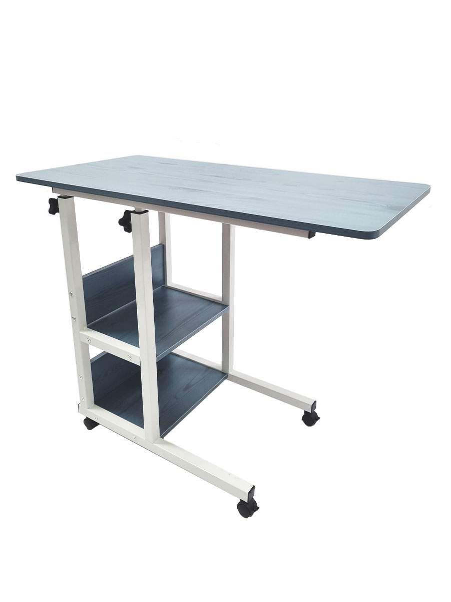 Прикроватный столик для ноутбука с регулировкой высоты, синий