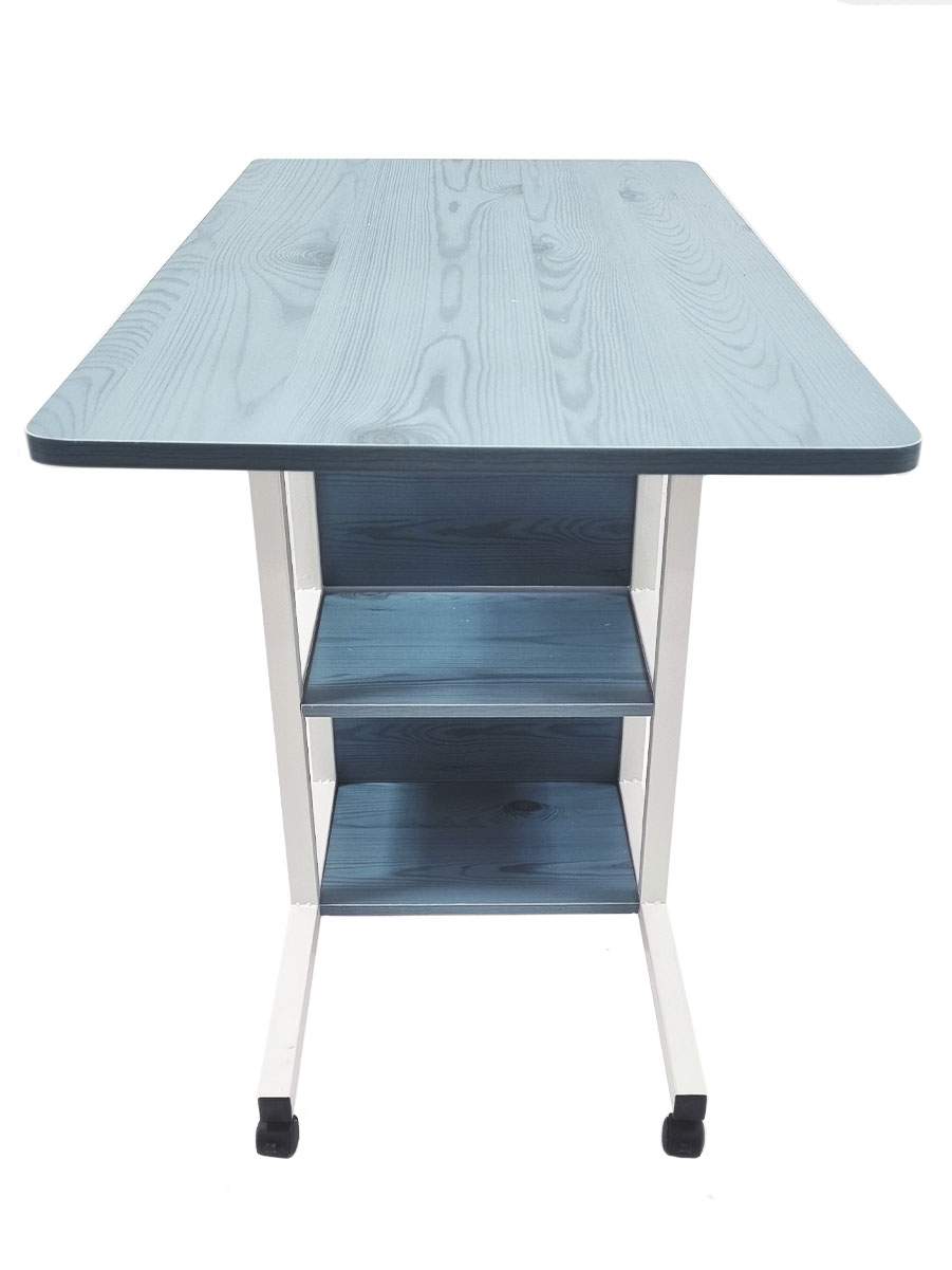 Прикроватный столик для ноутбука с регулировкой высоты, синий