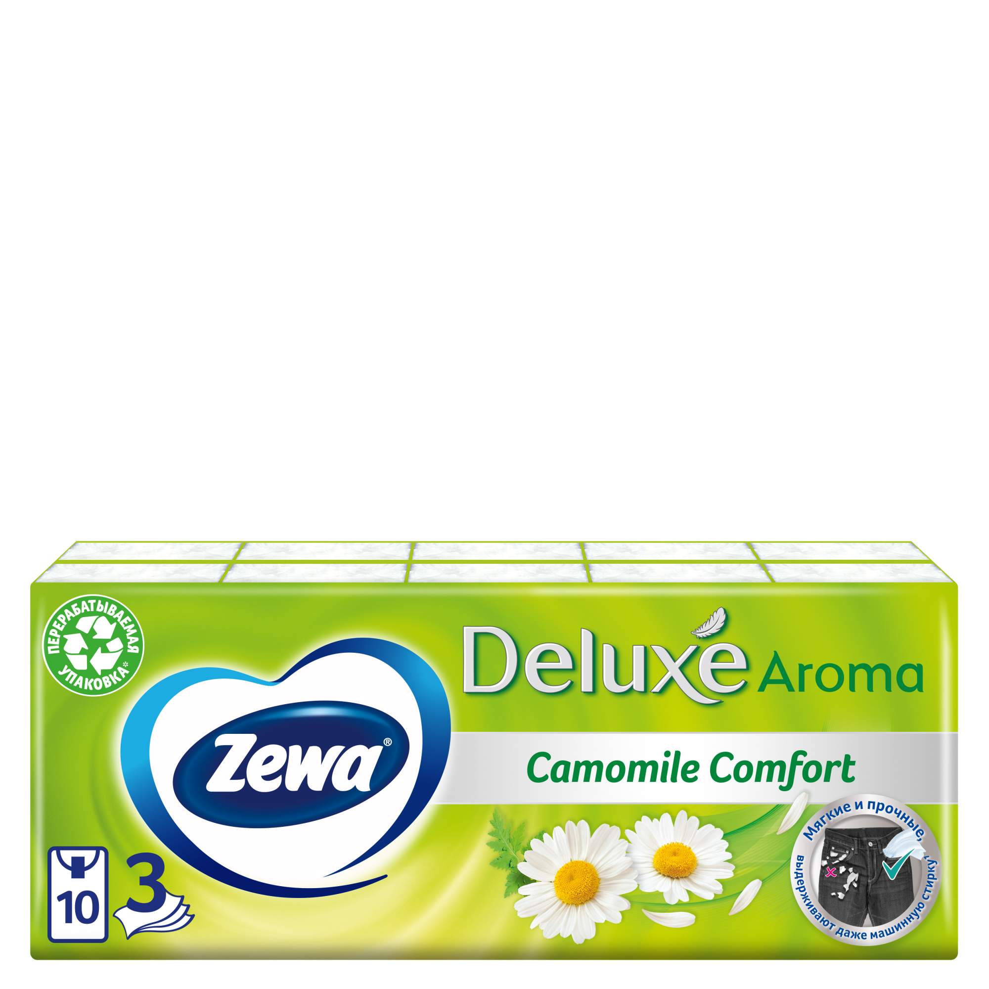 Платочки бумажные Zewa Deluxe 10 шт (10)