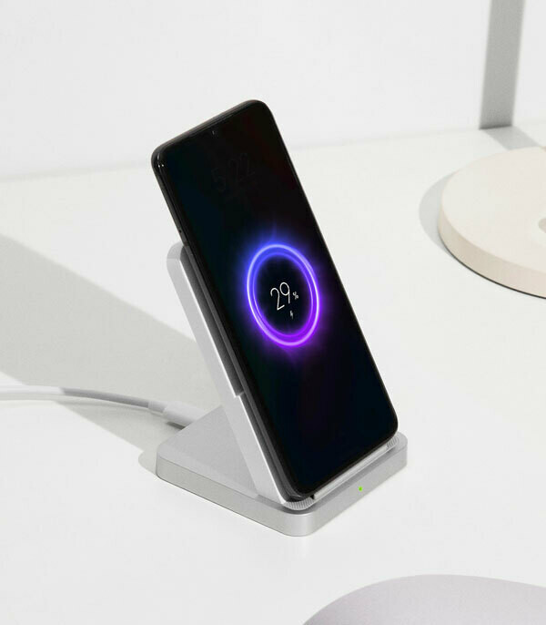 Беспроводное зарядное устройство Xiaomi Vertical Air-Cooled Wireless Charger 30W