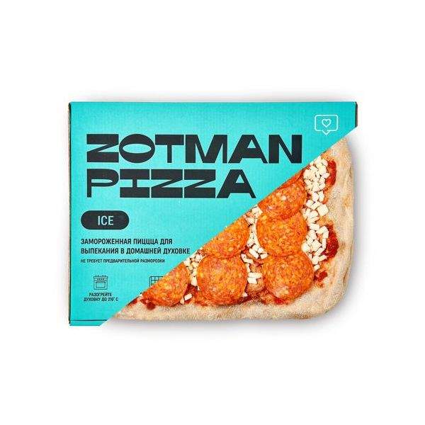Купить пицца Zotman Пепперони замороженная 400 г, цены на Мегамаркет | Артикул: 100031007311