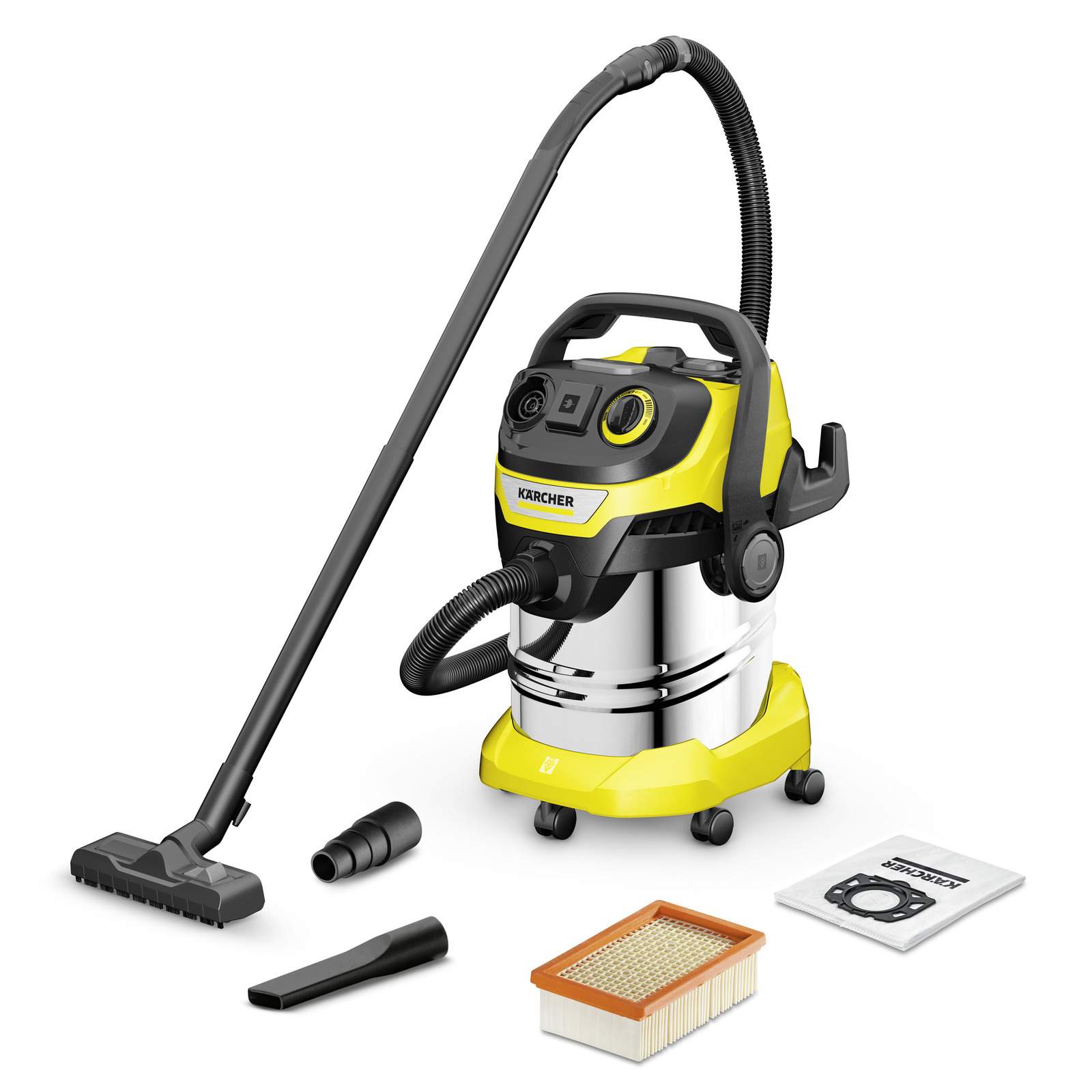 Хозяйственный пылесос Karcher WD 5 P S V-25/5/22 1.628-356.0 купить в интернет-магазине, цены на Мегамаркет