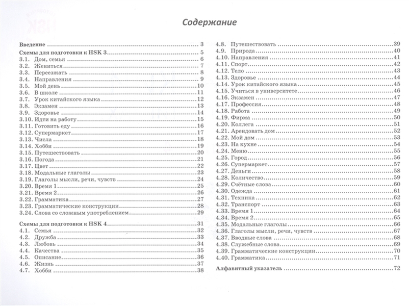 Схемы паутинки hsk 4