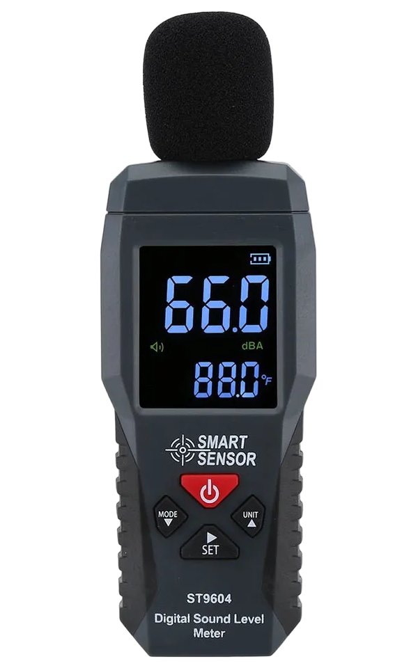ST9604 Цифровой измеритель уровня шума/шумомер/детектор шума - купить в ИП Годованюк И.В., цена на Мегамаркет