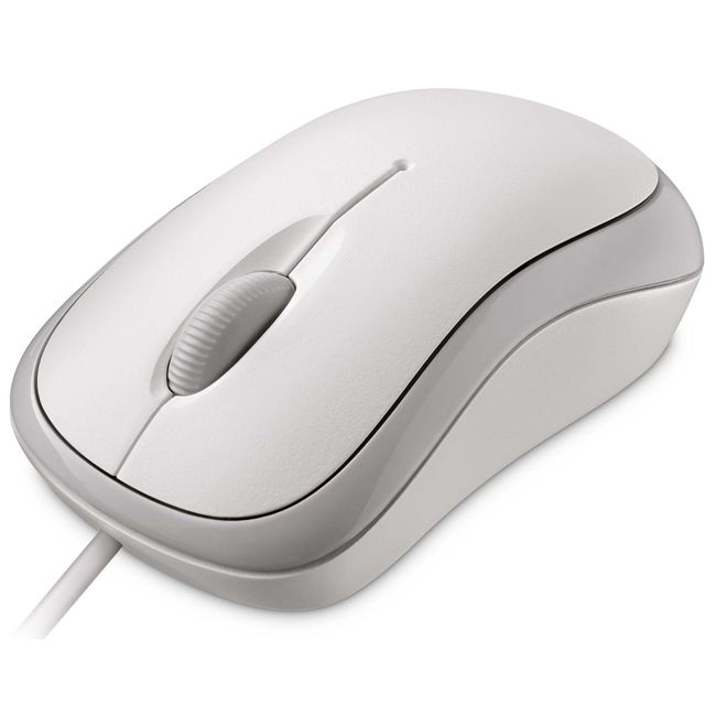 Мышь Microsoft L2 Basic Optical White/Grey (P58-00060), купить в Москве, цены в интернет-магазинах на Мегамаркет