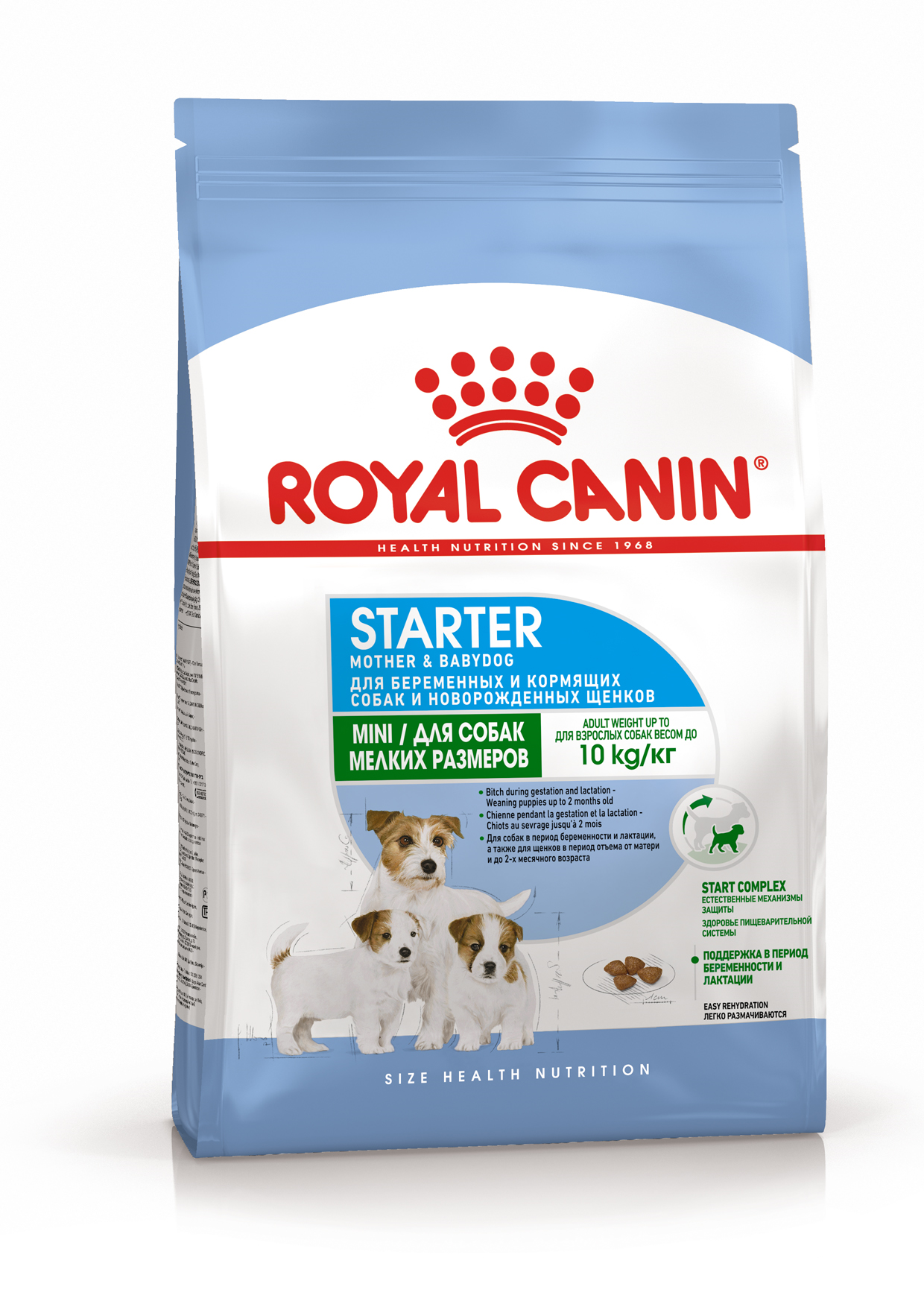 Сухой корм для щенков ROYAL CANIN Mini Starter Mother & Babydog, птица, 1кг