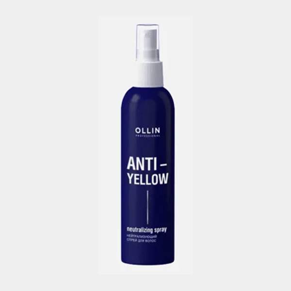 Спрей для волос Olllin Professional Anti-Yellow Нейтрализующий 150мл - купить в E-COSMETIC, цена на Мегамаркет