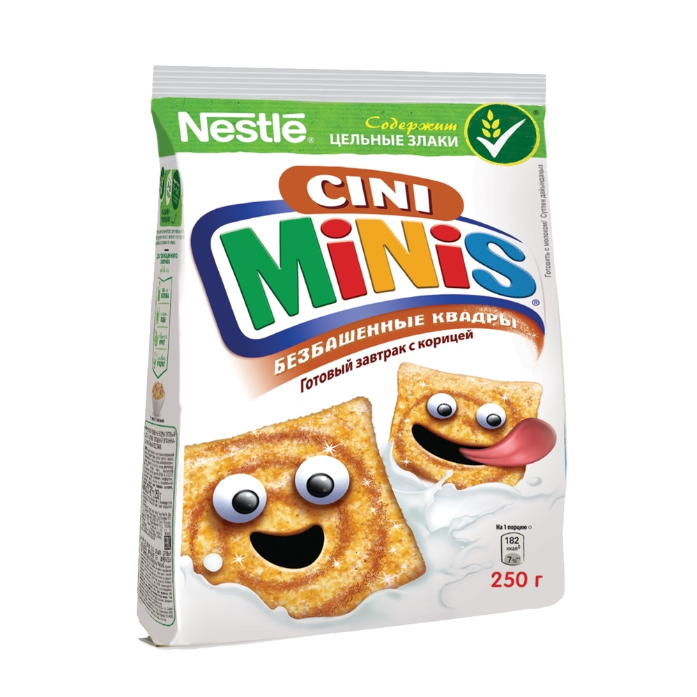 Готовый завтрак Nestle cini minis c корицей 250 г