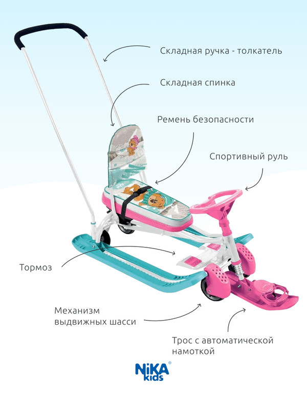 ТОП-10 детских санок 2022