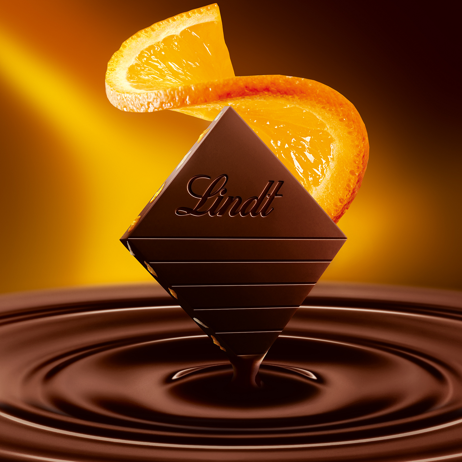 Шоколад Lindt Excellence апельсин темный шоколад