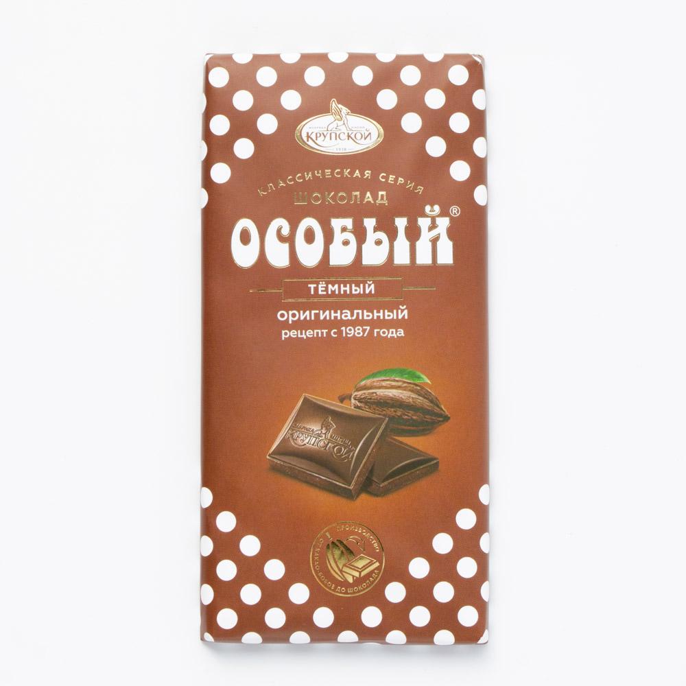 Шоколад тёмный Фабрика имени Крупской особый 90 г - купить в Мегамаркет Екб, цена на Мегамаркет