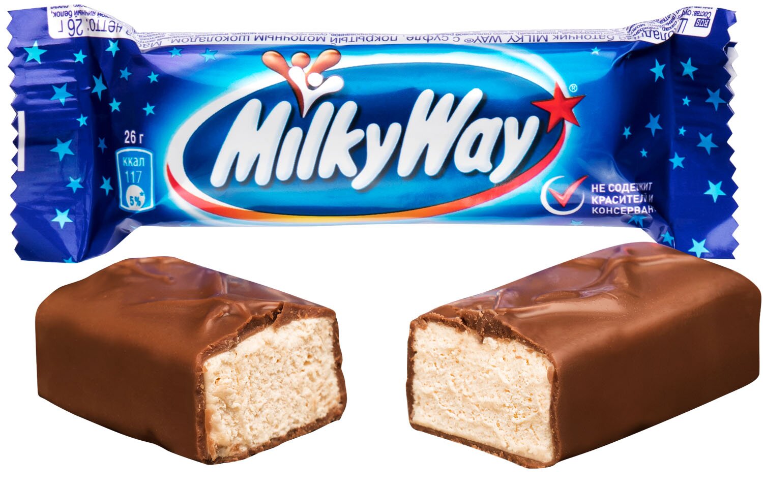 Шоколадный батончик Milky Way 26 г - отзывы покупателей на маркетплейсе  Мегамаркет | Артикул: 100023331872