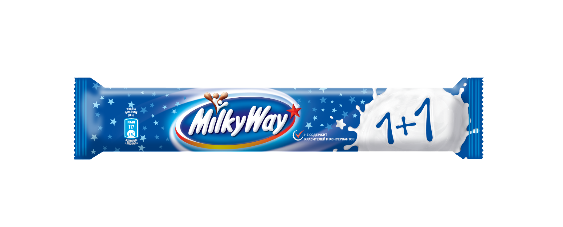 Шоколадный батончик Milky Way 1+1 52 г - отзывы покупателей на маркетплейсе  Мегамаркет | Артикул: 100023331889